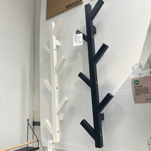 宜家挂件图西格挂件衣帽架手提包外套挂钩入户卧室IKEA正品包邮