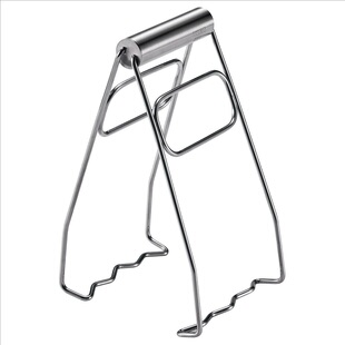 IKEA宜家艾迪利斯盘夹不锈钢厨房防烫提盘夹子厨用取碗可折叠夹子