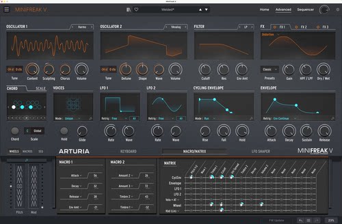 【软件】ARTURIA正版MiniFreak V/合成器VST/软件合成器/音源