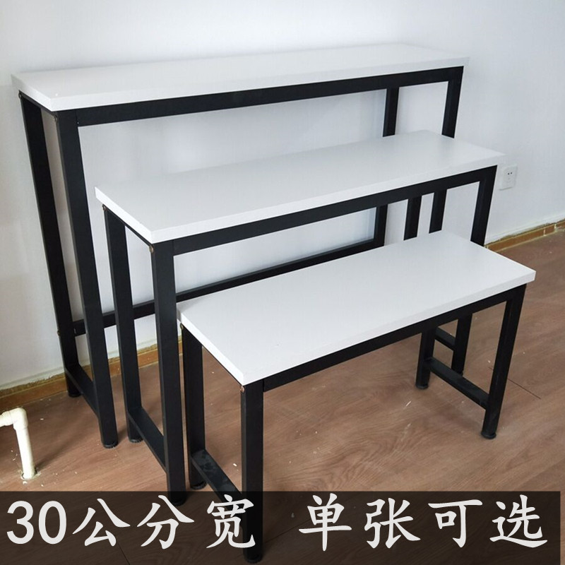 铁艺30宽单张花店绿植花卉花架展示服装简约橱窗实木流水台中岛