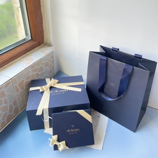 cpb肌肤之钥专柜唇膏隔离洗面奶护肤品礼品盒空盒包装盒礼品袋子