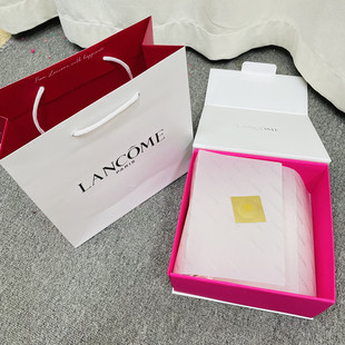 专柜兰蔻LANCOME口红盒香水礼盒小黑瓶粉水手提袋纸袋包装礼品袋