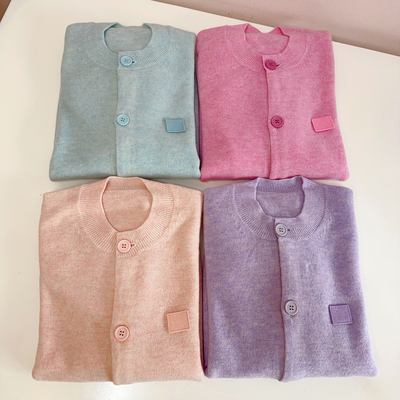 NGRM100%羊毛薄款针织开衫上衣