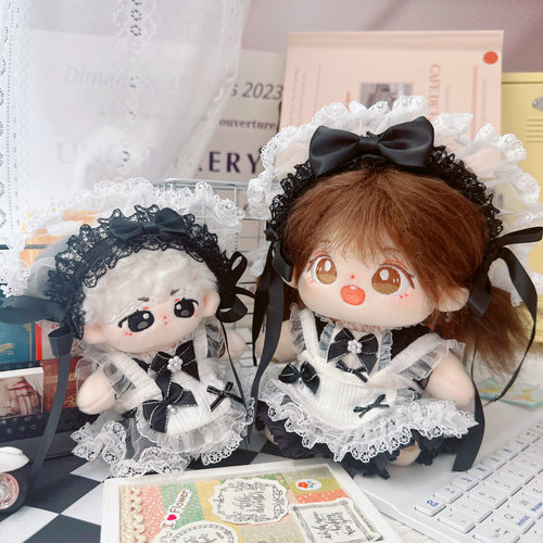 月亮公仔棉花娃娃裙子女仆