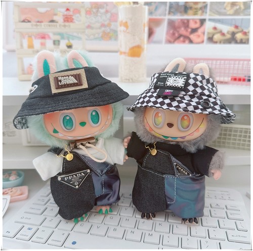 一二三代labubu17cm拉布布娃衣