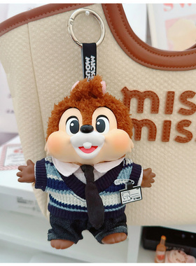 米奇家族萌在一起挂件娃衣米奇高飞布鲁托奇奇换装现货学院制服