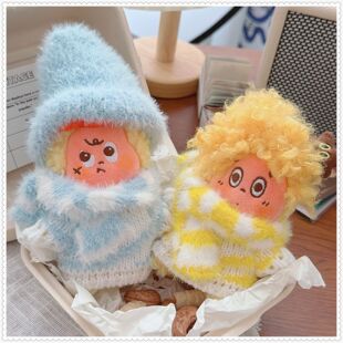 123星星人坏脾气娃衣小丑雪糕爆炸头理发着替背着太阳跑毛衣着替