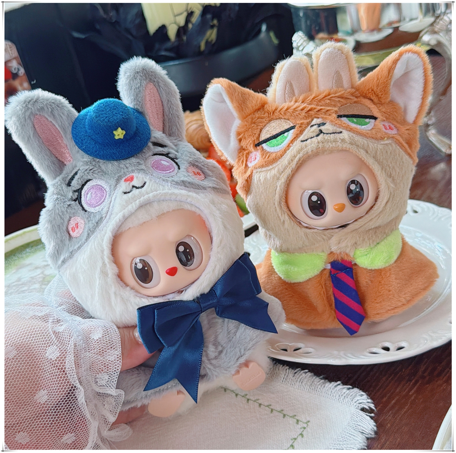 一二三代labubu娃衣17cm