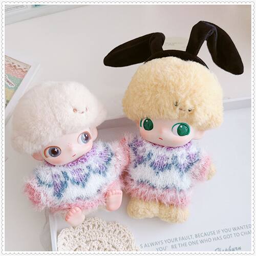 DIMOO搪胶挂件娃衣布鲁托新生日记高飞衣服小野公路日志毛衣裙子