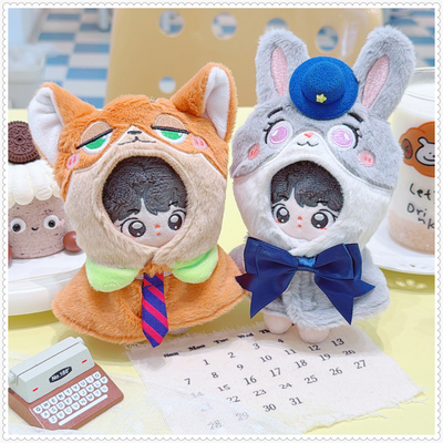 10cm棉花娃娃娃衣毛绒玩具