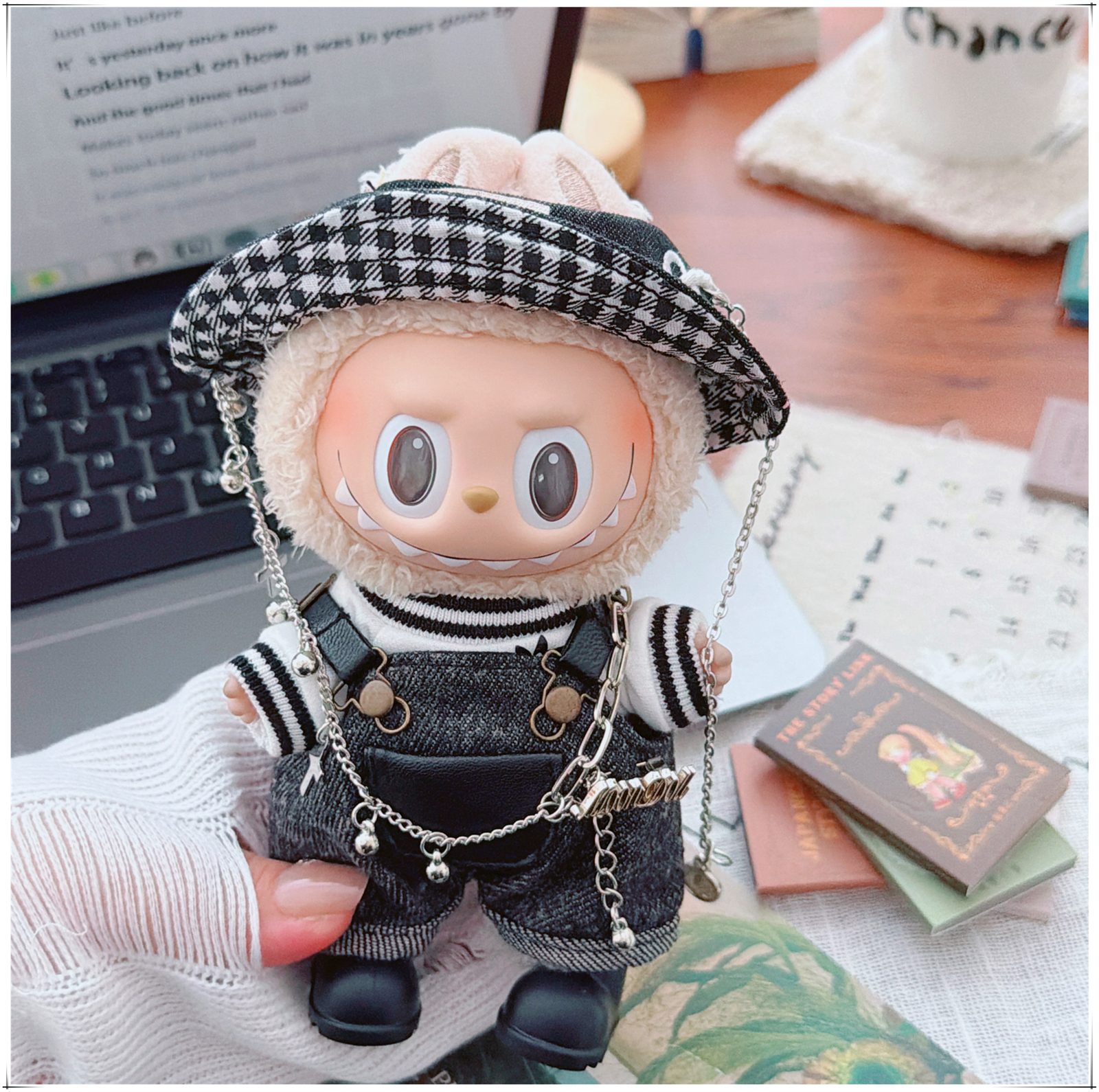 一二三代labubu娃衣17cm套装