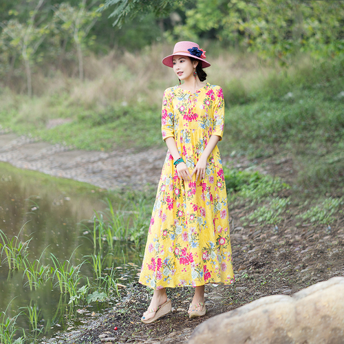 念花民族风女装