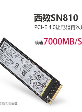 WD/西部数据 1T SN730 SN720 SN530 SN810 740 512G M.2固态硬盘