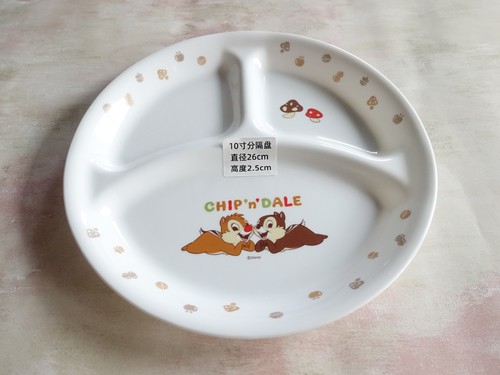 康宁餐具分隔盘耐热玻璃圆形10寸
