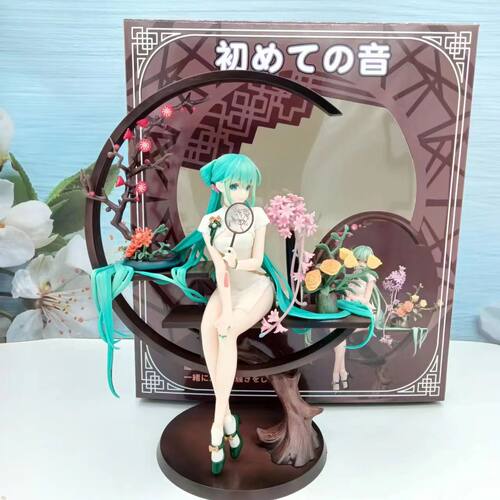 初音 韶华 旗袍初音 1/7可换手 动漫手办批发 未来 模型公仔礼物