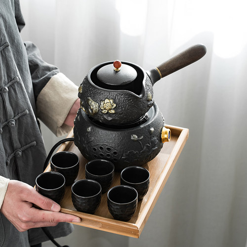 陶瓷白茶烧水壶全自动