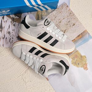 adidas 00s灰白黑男女低帮复古运动休闲板鞋GY0042