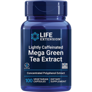 现货Life Extension绿茶提取物脱咖Mega GreenTea EGCG茶多酚儿茶
