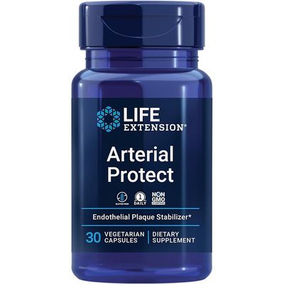 现货Life Extension Arterial Protect积雪草法国海松提取物30粒