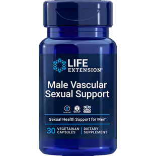 现货Life Extension黑姜提取物 男性性健康帮助胶囊Male Vascular