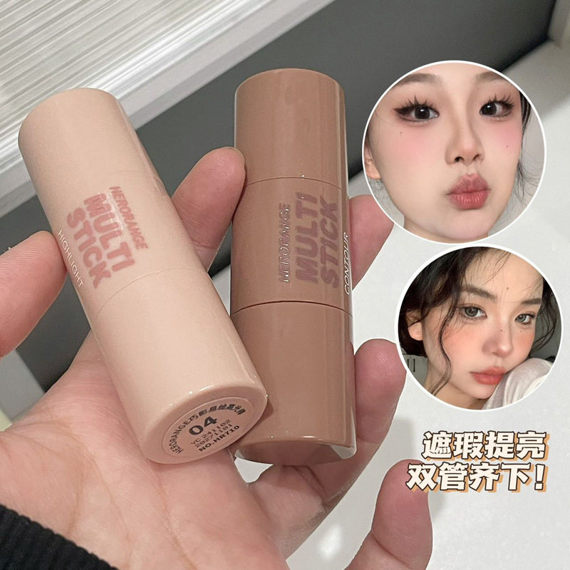 巧影易绘修容棒高光持妆自然哑光立体修饰轮廓脸部提亮修容遮瑕膏
