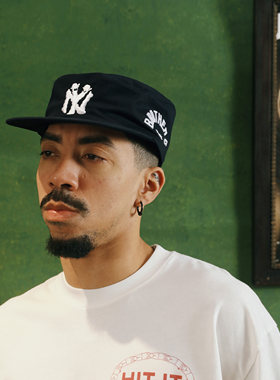 COZMINE 矿客兄弟 致敬New York Yankees 刺绣平檐帽藏青色