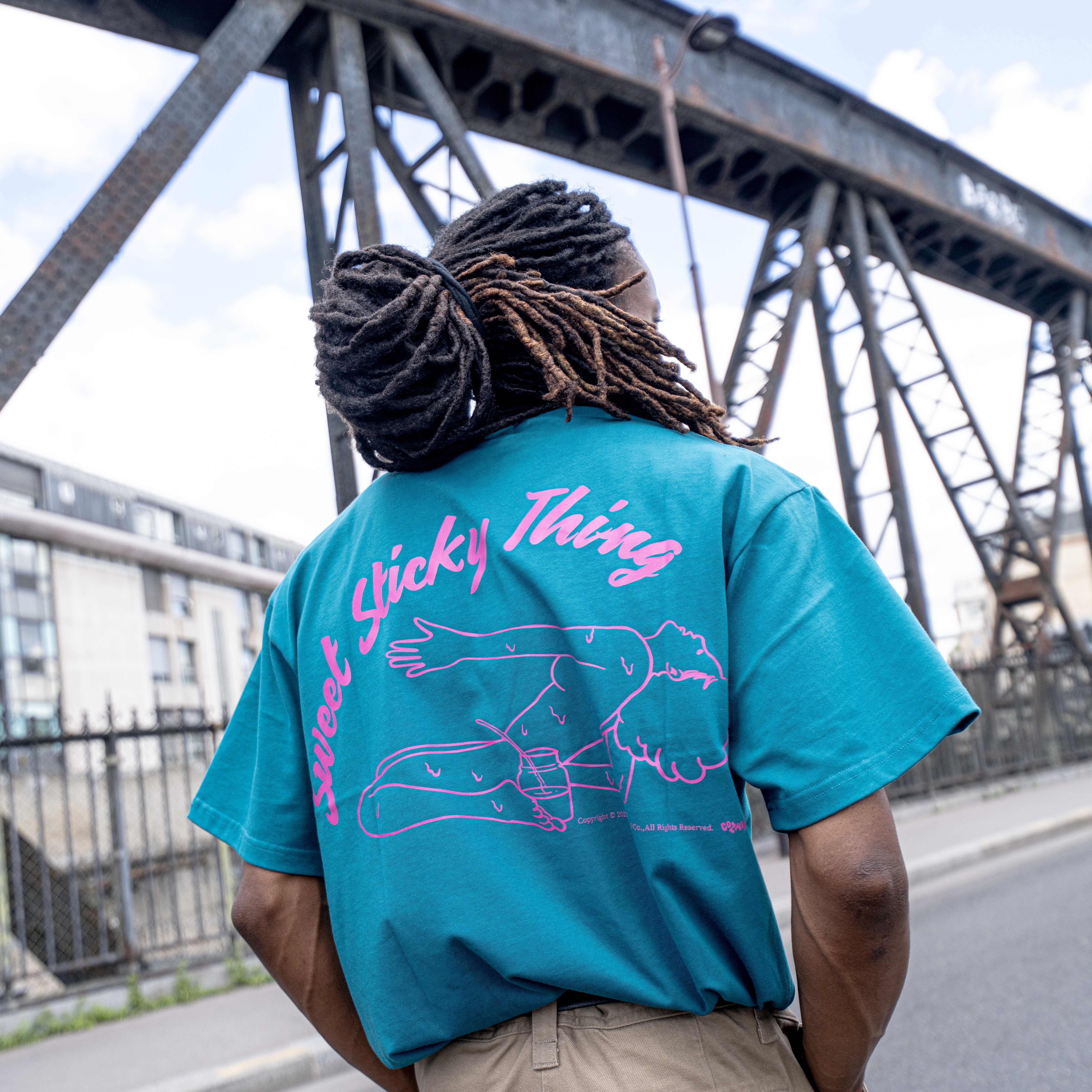 COZMINE 矿客兄弟 OHIO PLAYERS 圆领T恤落肩袖纯棉tee