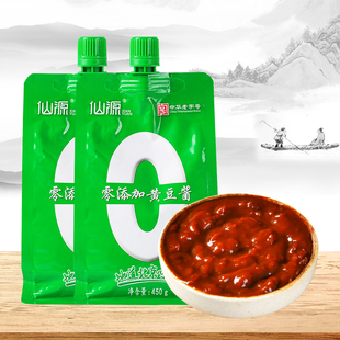 450克*2袋装仙源黄豆酱炸酱蘸菜拌馅烹饪用酱不添加山梨酸钾