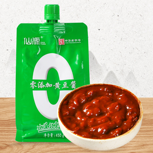 450克仙源黄豆酱老北京黄酱炸酱蘸菜拌馅烹饪用酱不添加山梨酸钾