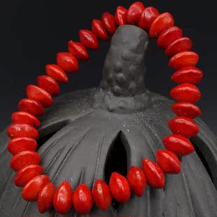 天然红豆菩提原籽相思豆海红豆手串手链红心血108天然8mm珠