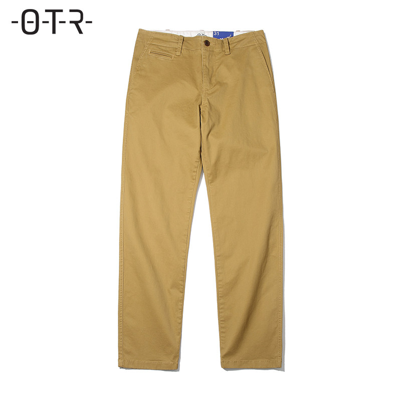 OTR休閑褲男裝 春季新款修身直筒褲百搭休閑長褲子潮男A111B105在類目 男裝, 休閒褲中 - 來自Buy2taobao.com提供專業的淘寶代購服務