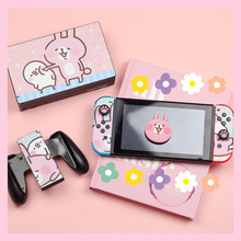 星之卡比switch痛机贴lite贴纸彩贴保护贴膜ns全身贴壳套动物之森