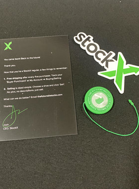 绿叉防调包吊牌AJ新StockX绿牌