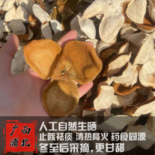 正宗广西浦北茶枝柑2025冬后大红皮老树陈皮自然生晒圈枝果柑皮