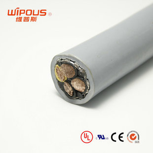 10芯25平方ROSH环保聚烯烃XLPE低烟无卤阻燃 欧标屏蔽电缆CE认证2