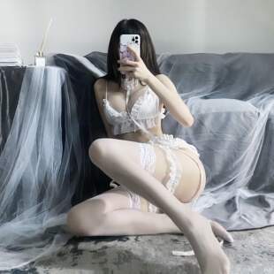 Blahs 三点式情趣丝袜内衣激情套装拘束诱惑挑逗大胸透视又纯又欲