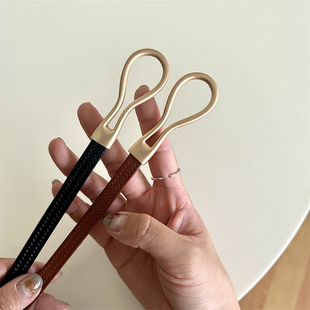 onetk无孔小腰带女韩版复古细皮带长款打结免打孔装饰毛衣连衣裙