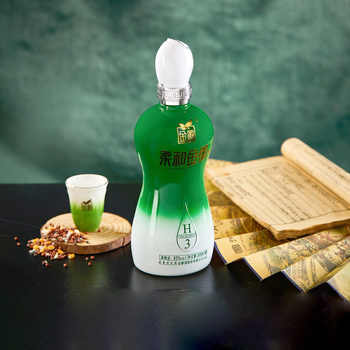 金徽酒45度柔和金徽H3单瓶装白酒