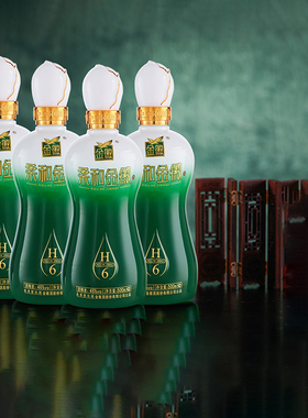 金徽酒46度柔和金徽H6 白酒整箱500ml*4瓶 浓香型白酒官方旗舰店