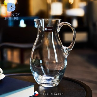 简约 意大利进口DUENDE水晶玻璃带柄酒壶大容量家用冷泡水壶北欧式