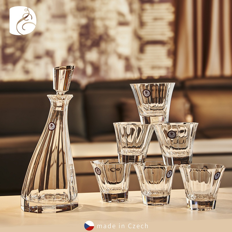 DUENDE捷克进口水晶玻璃酒樽套装