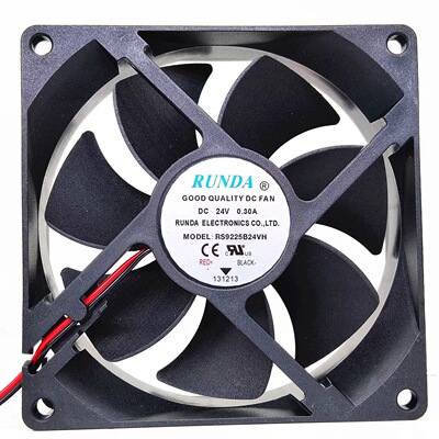 RUNDA润达 RS9225B24VH 24V 0.30A 9225 9.2cm含油变频器散热风扇