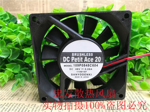 8020 8CM 48V 正品 散热 109P0848C604 0.08A 风扇 山洋