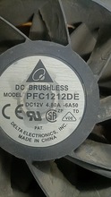 台达 PFC1212DE 12038 12V 4.8A 12CM 2线超大风量双滚珠暴力风扇