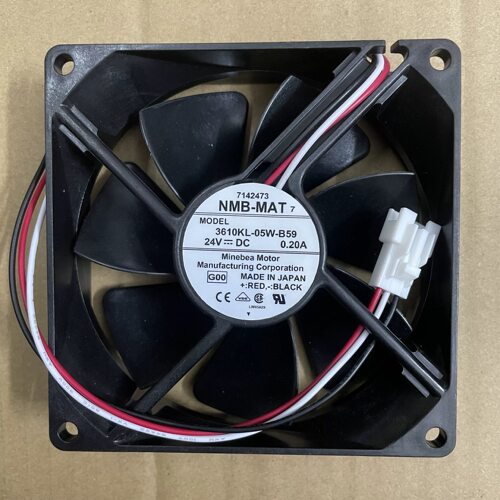 全新装NMB 3610KL-05W-B59 24V 0.20A 9225 岛津冷凝器器散热风扇