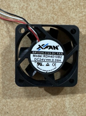 原装全新欣瑞联 RDH4010B2 24V 0.09A 4010 4cm 双滚珠散热风扇