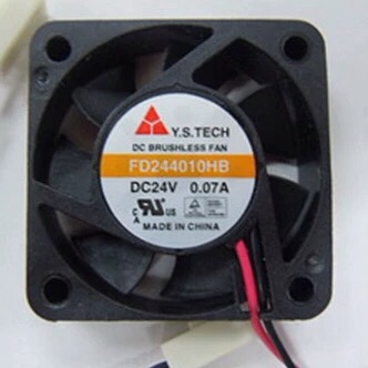 全新台湾Y.STECH元山 FD244010HB 24V 0.07A双滚珠变频器风扇4010