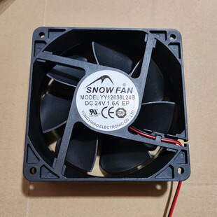 SNOWFAN 12cm 12038 24V 1.6A YY12038L24B 散热风扇焊机风机