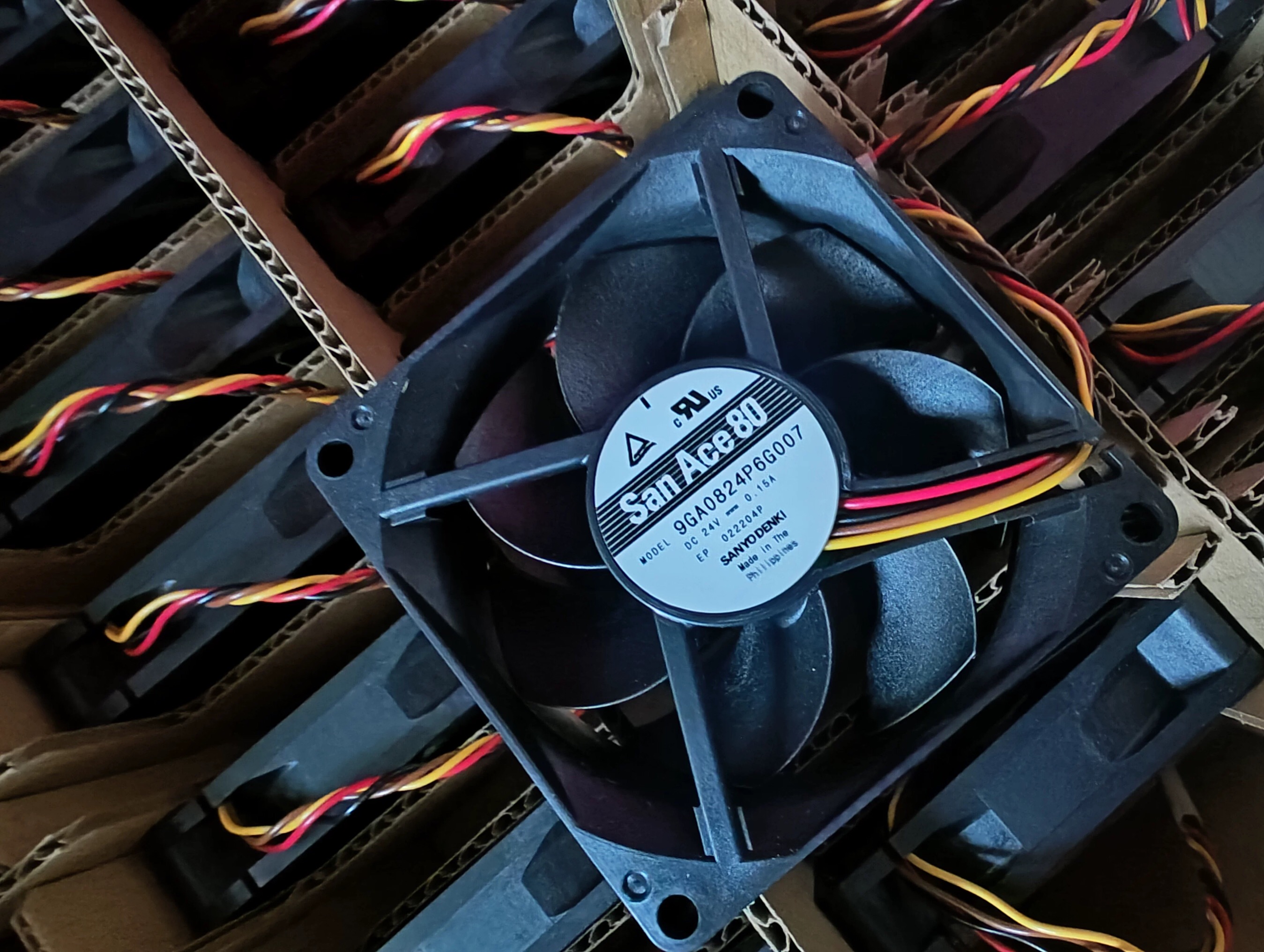 Sanyo三洋 8020 8CM 9GA0824P6G001 DC24V 0.15A 4线 PWM散热风扇