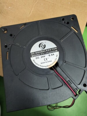 全新DC BRUSHLESS FAN YY12032H24B 24V 0.5A 12CM涡轮鼓风机风扇